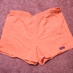 Patagonia Vibrant Orange 5" Baggies SIZE L